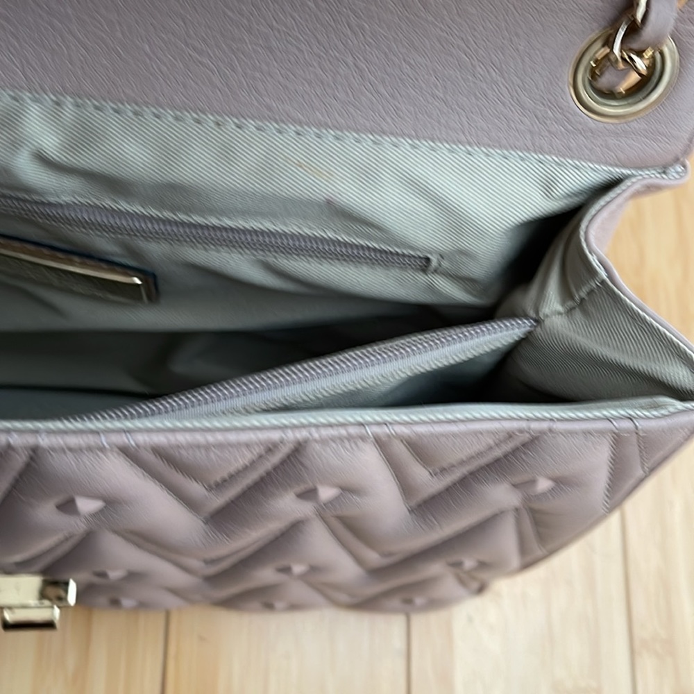 Women Large Valentino By Mario Studded Shoulder Chain/leather Shoulder Bag Nude - Picture 10 of 15